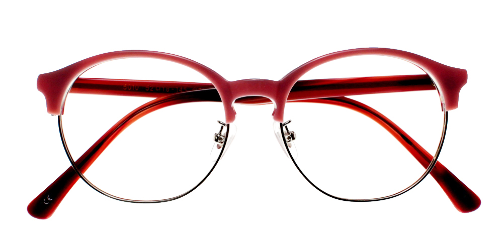 Fillmore Red Prescription Glasses Front