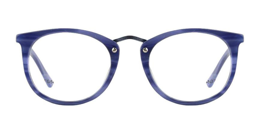 Gabriella Purple Prescription Glasses Face