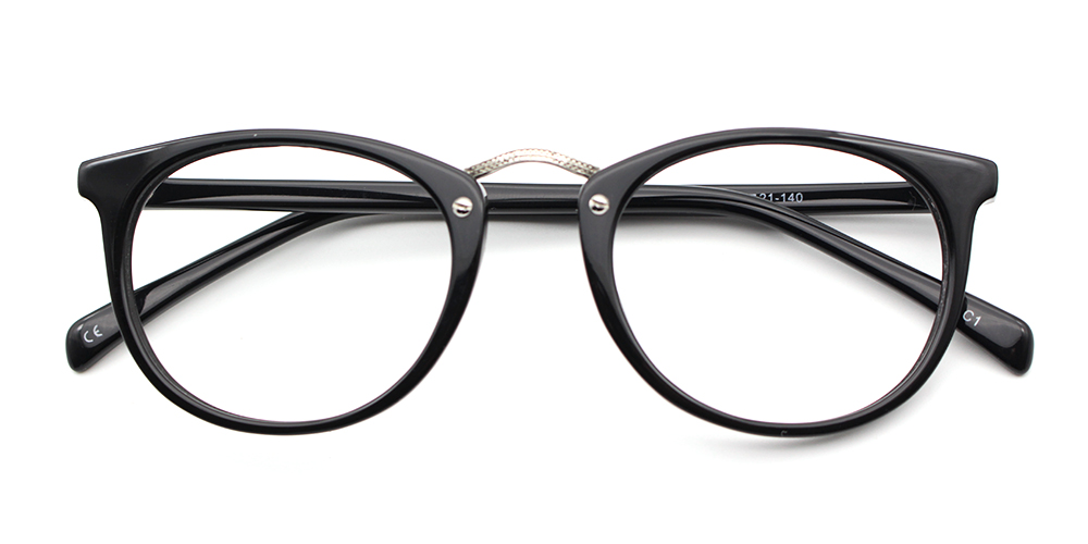 Gabriella Black Prescription Glasses Front