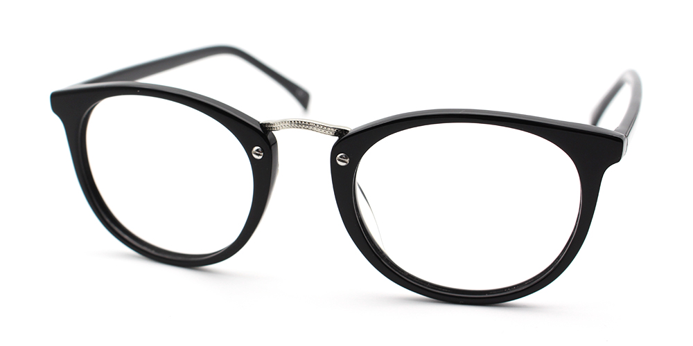 Gabriella Black Prescription Glasses Side