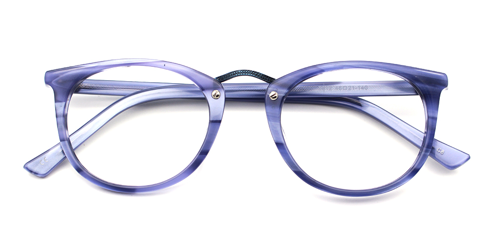 Gabriella Purple Prescription Glasses Front