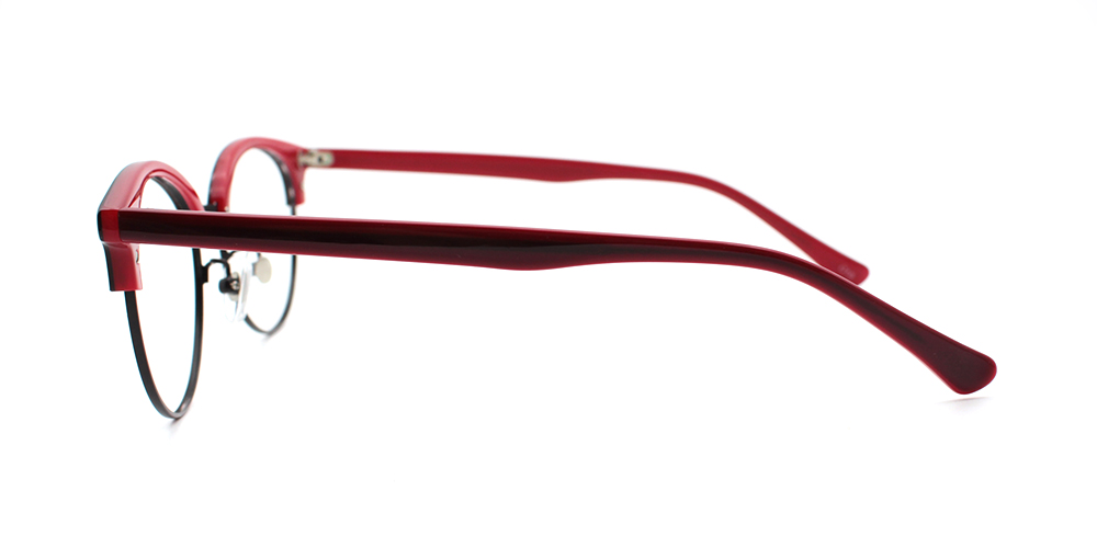 Elena Red Prescription Glasses Leg