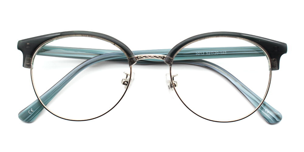 Elena Blue Prescription Glasses Front