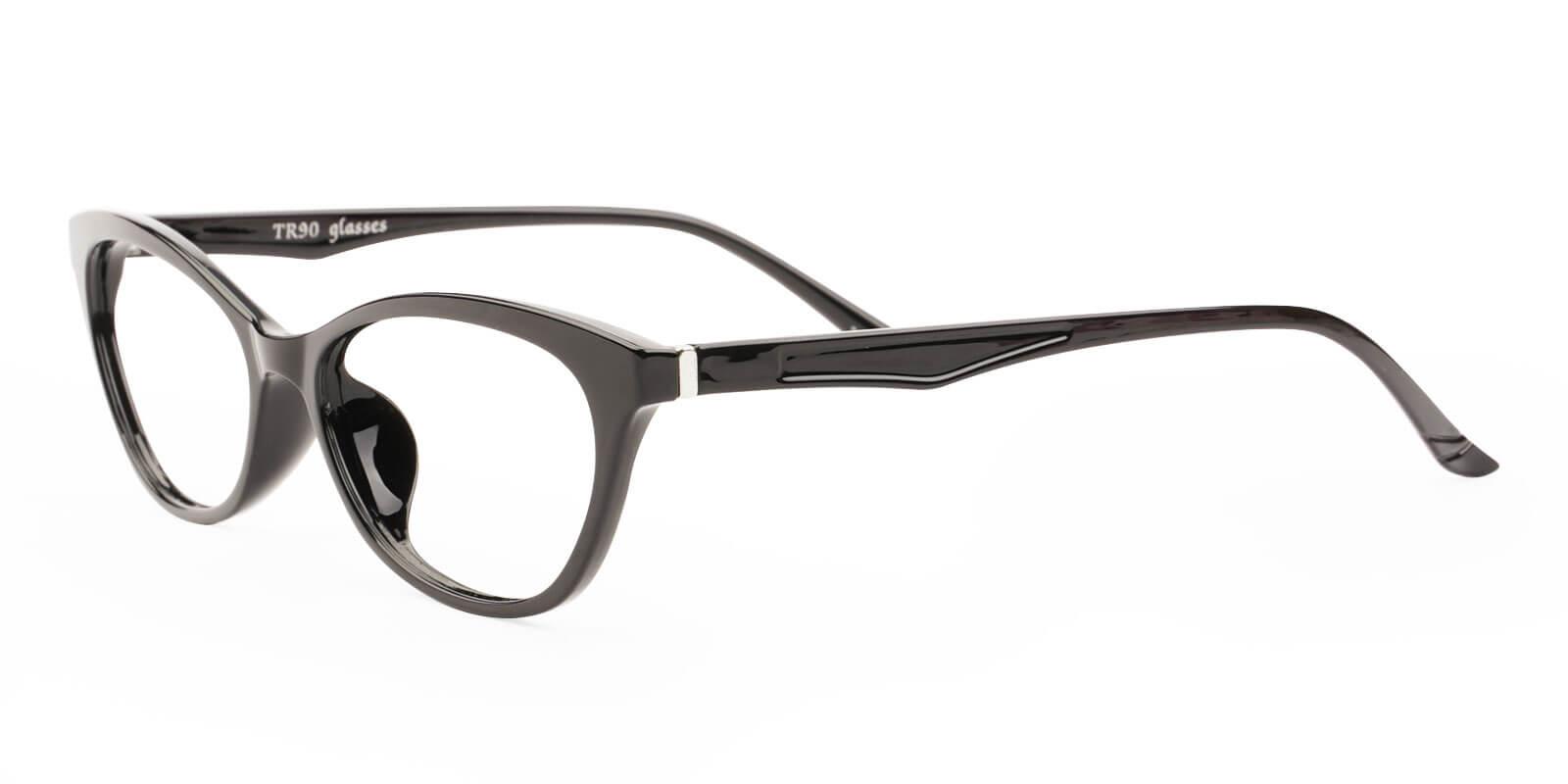 Midland Black Prescription Glasses Side