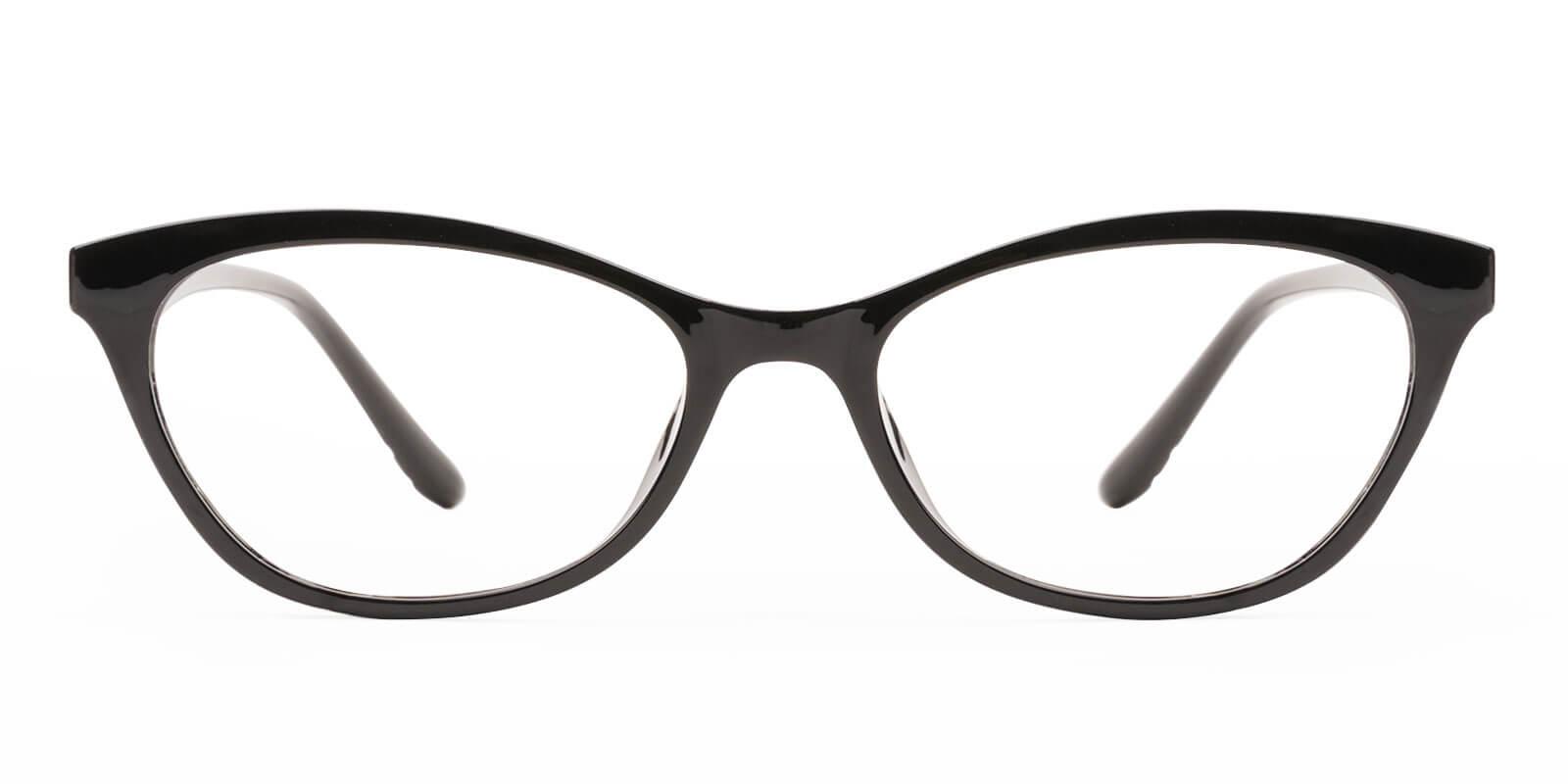 Midland Black Prescription Glasses Face