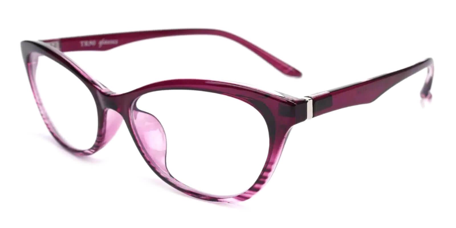 Kinsley Pink Prescription Glasses Side