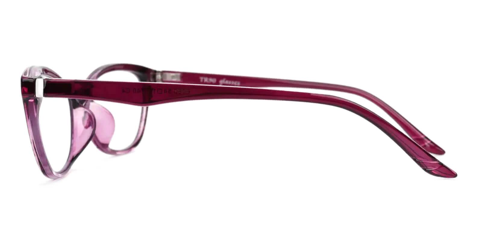 Kinsley Pink Prescription Glasses Leg
