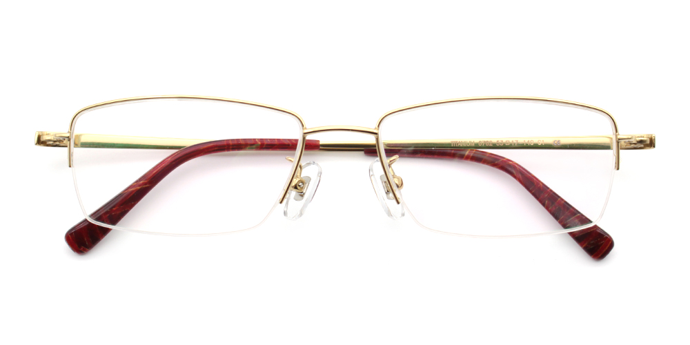Jackson Gold Titanium Glasses Front