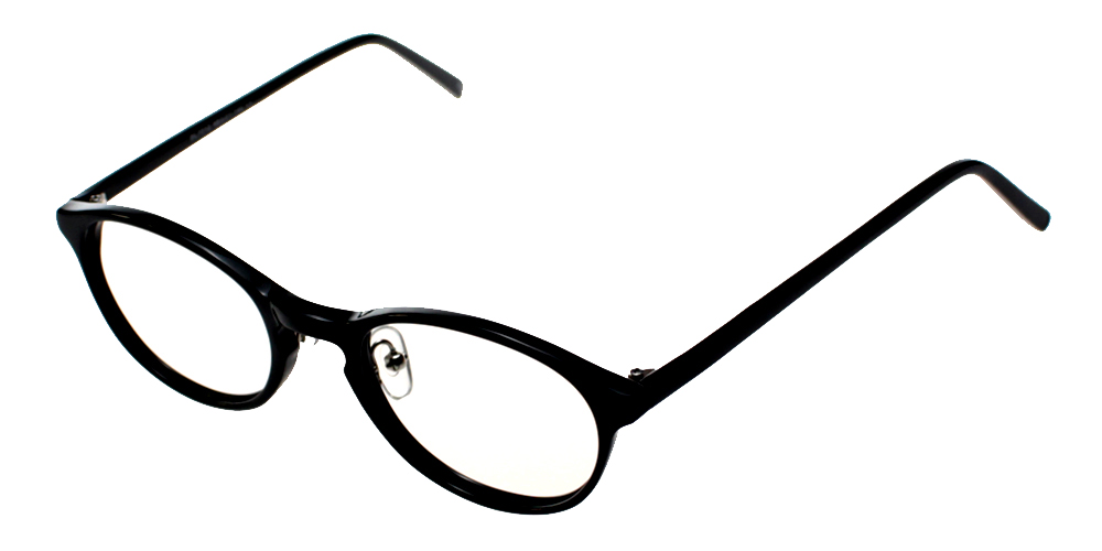 Hayfork Black Prescription Glasses Side