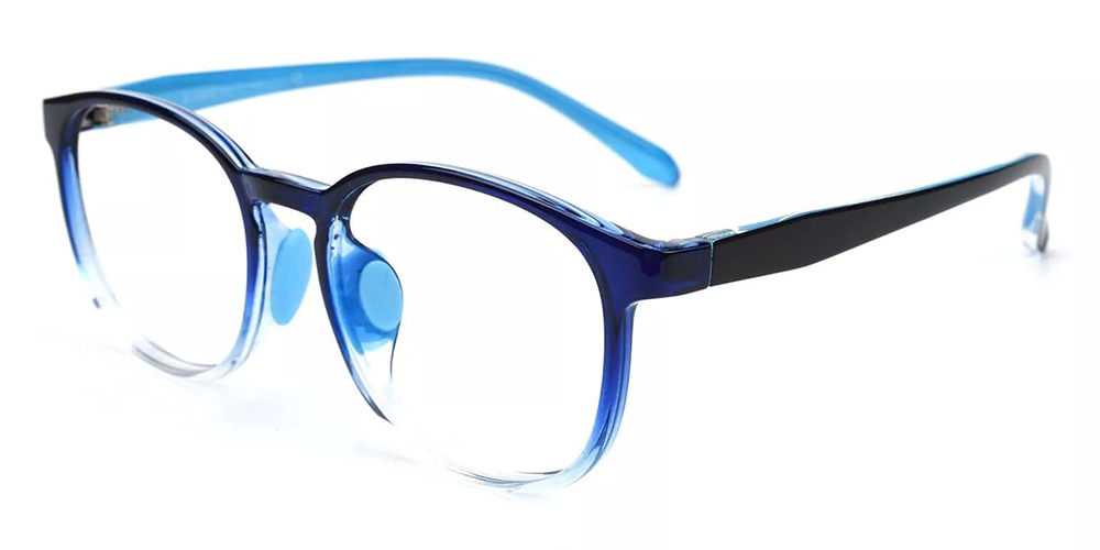Richmond Blue Prescription Glasses Side