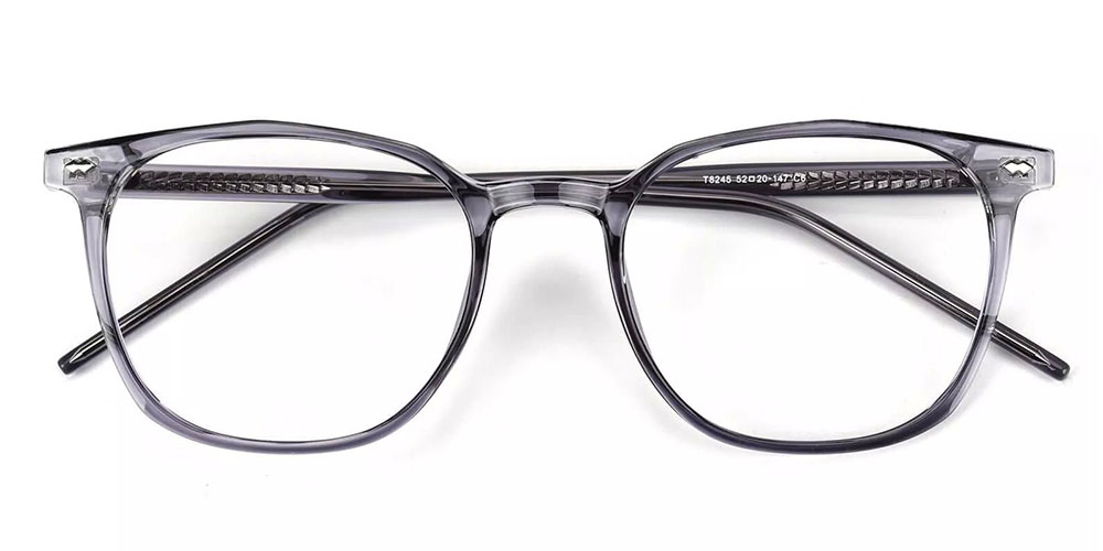 Knoxville Gray Prescription Glasses Front