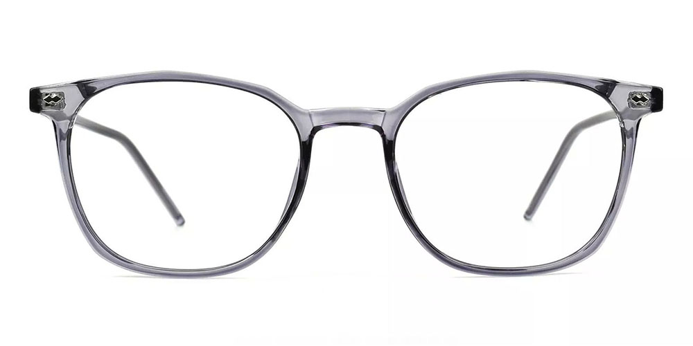 Knoxville Gray Prescription Glasses Face