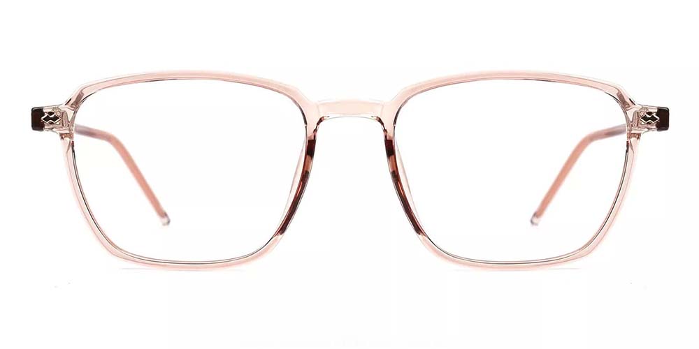 Joliet Pink Prescription Glasses Face