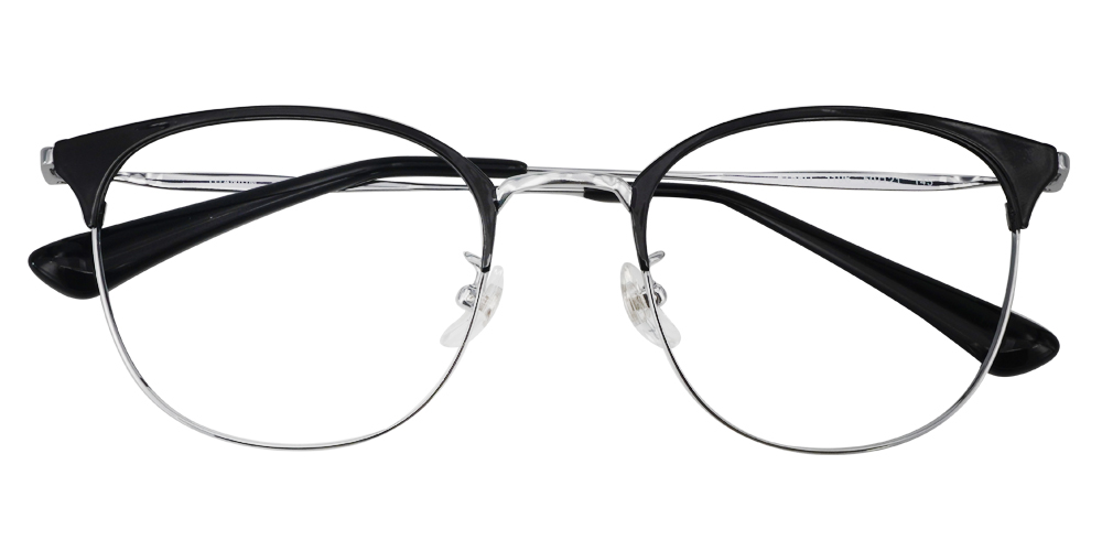 Frisco Silver Prescription Glasses Front