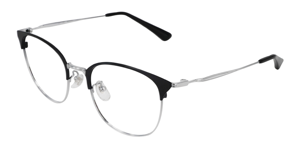 Frisco Silver Prescription Glasses Side
