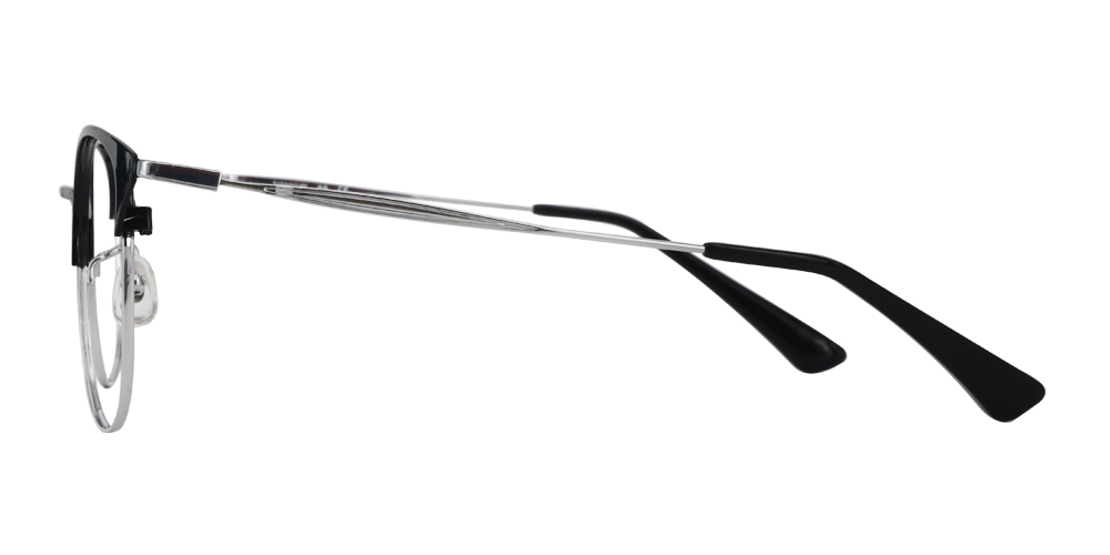 Frisco Silver Prescription Glasses Leg