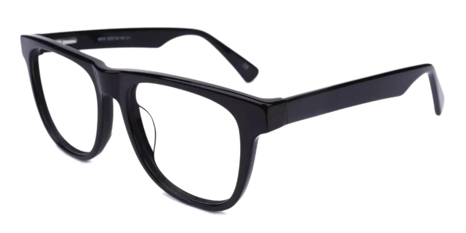 Brisbane Black Prescription Glasses Side