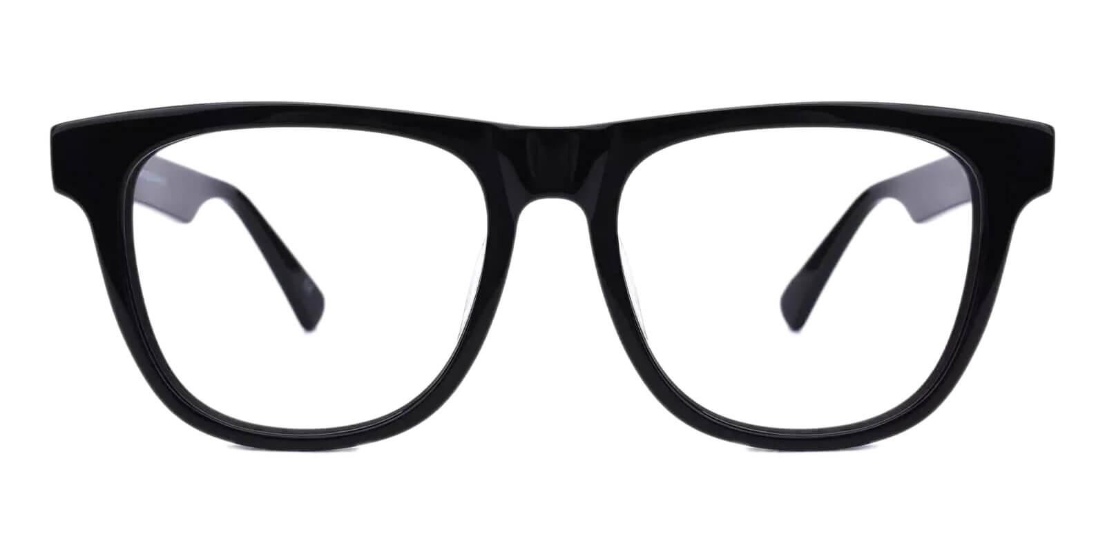 Brisbane Black Prescription Glasses Face