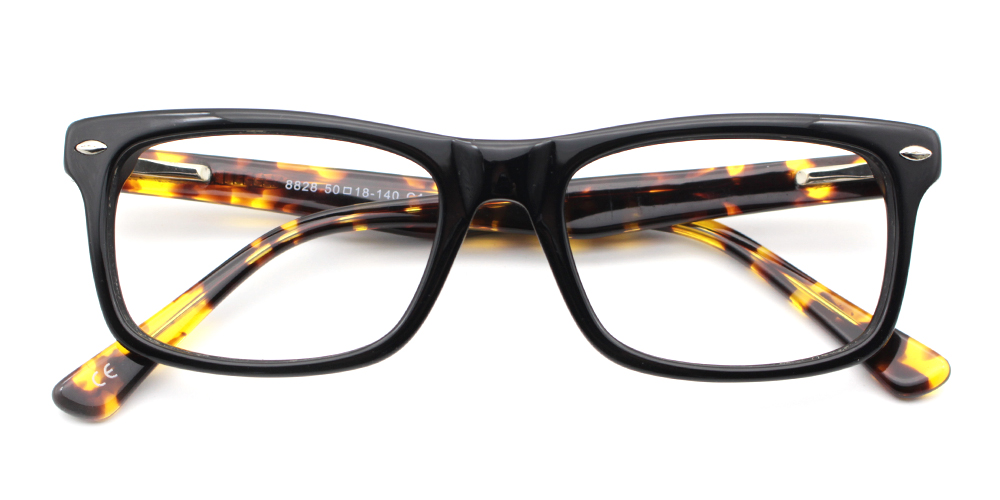 Gabriel Tortoise & Black Prescription Glasses Front