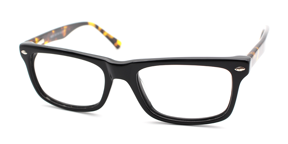 Gabriel Tortoise & Black Prescription Glasses Side