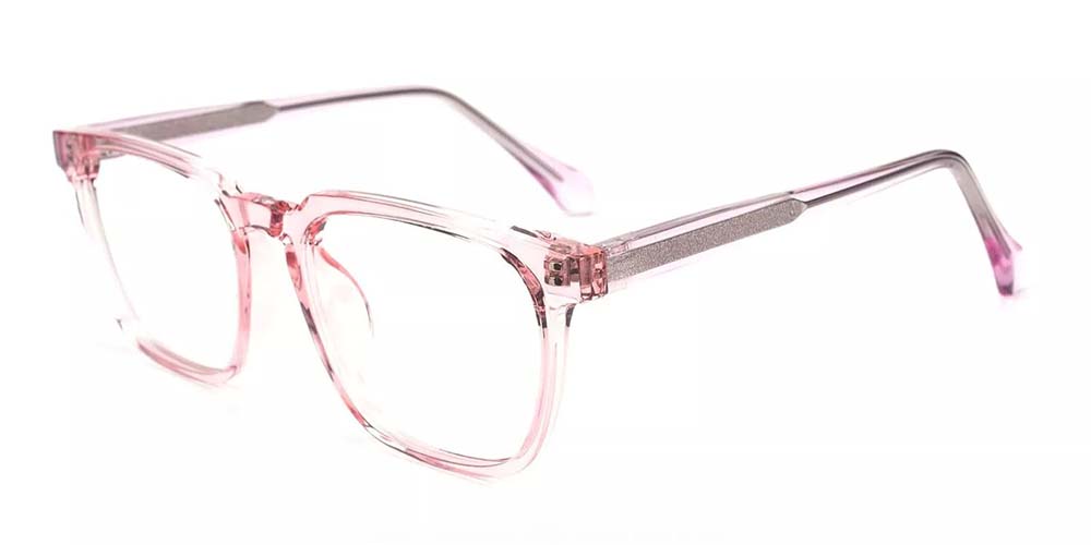 San Mateo Pink Prescription Glasses Side