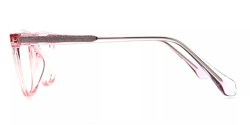 San Mateo Pink Prescription Glasses Leg