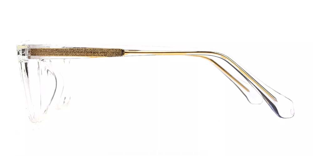 San Mateo Clear Prescription Glasses Leg