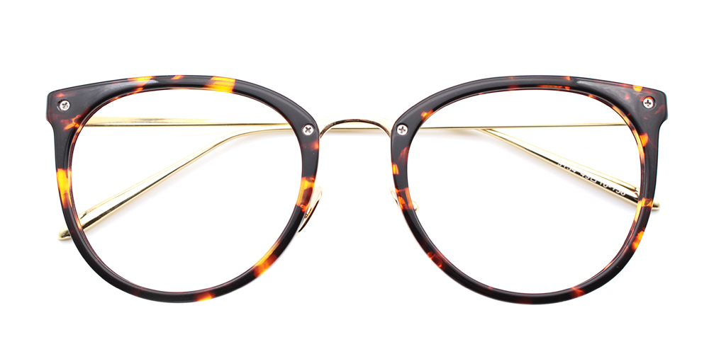 Elizabeth Tortoise Prescription Glasses Front