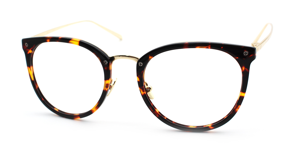 Elizabeth Tortoise Prescription Glasses Side