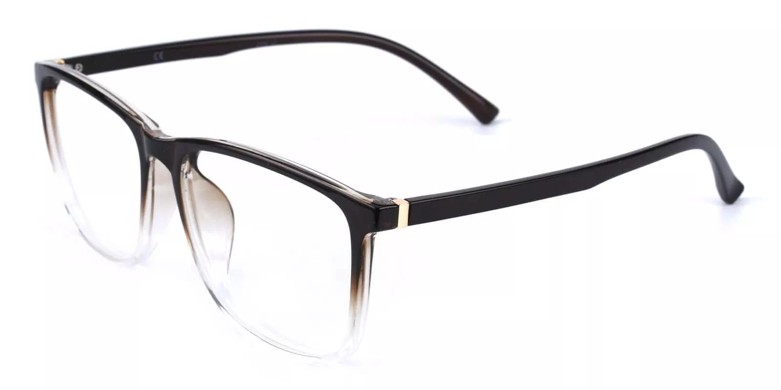 Vacaville Brown Prescription Glasses Side