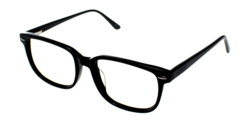 Berkeley Black Prescription Glasses Side