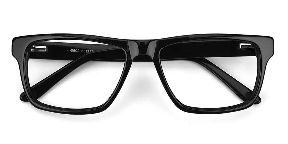 Hillsboro Black Prescription Glasses Front