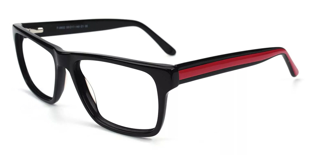 Hillsboro Black Prescription Glasses Side