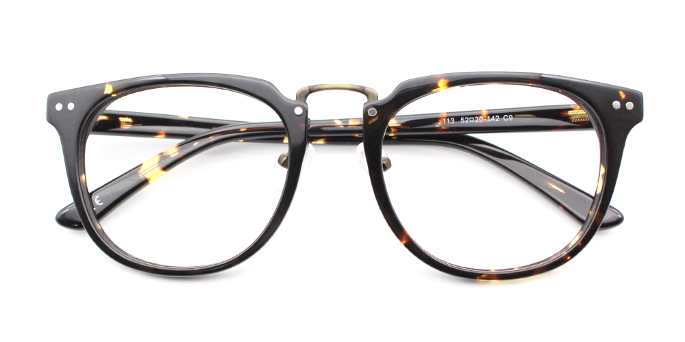 Hailey Tortoise Prescription Glasses Front