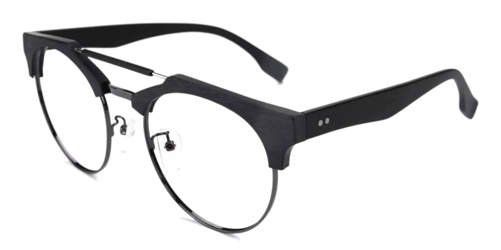 Kylie Black Prescription Glasses Side