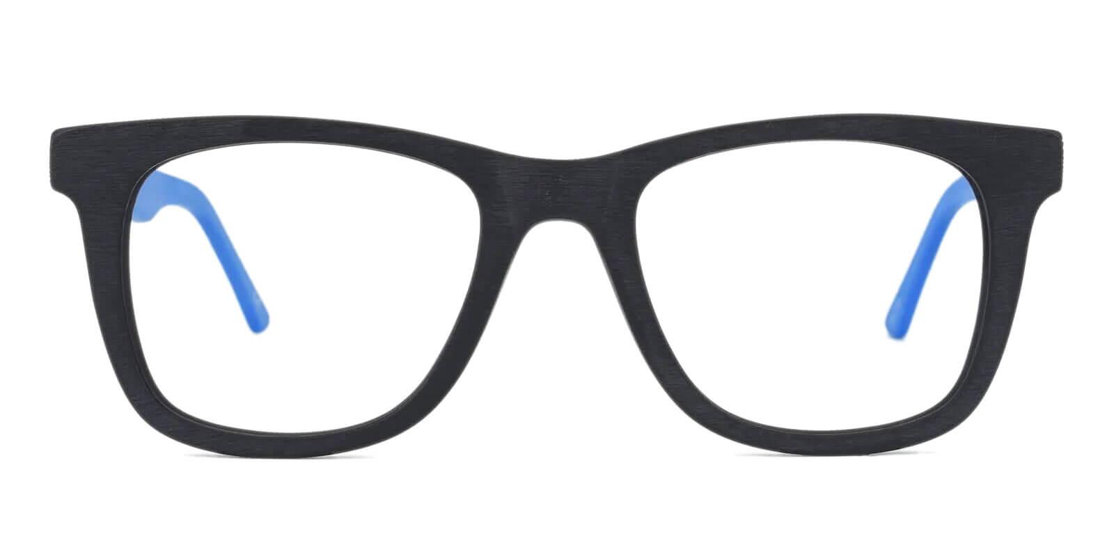 Nathan Blue Prescription Glasses Face