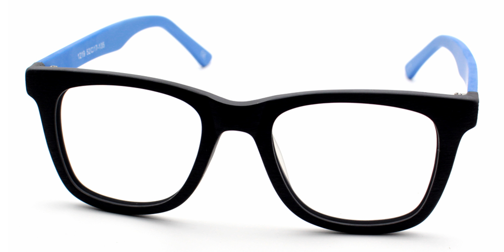 Nathan Blue Prescription Glasses Side