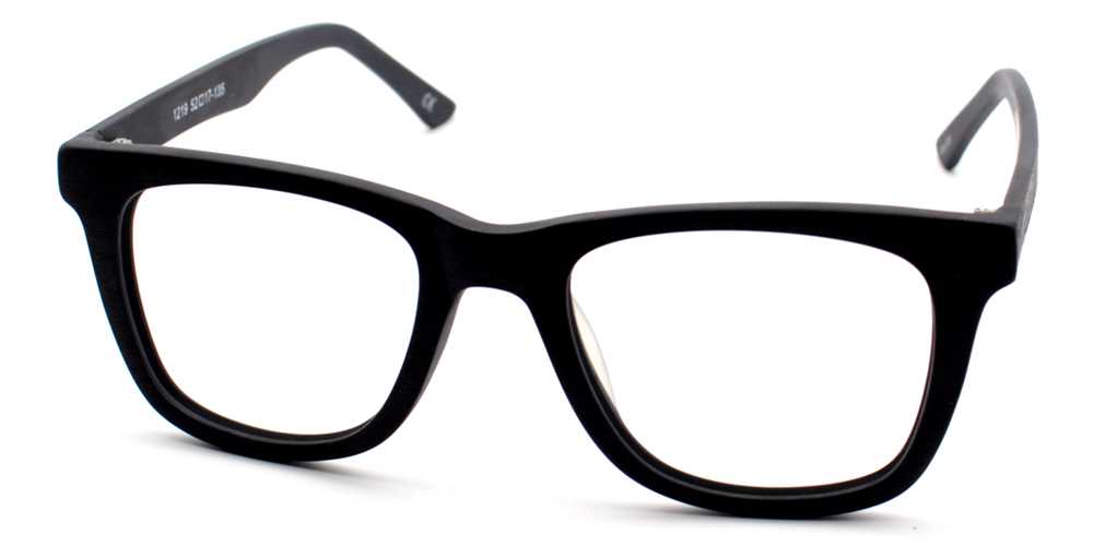 Nathan Black Prescription Glasses Side