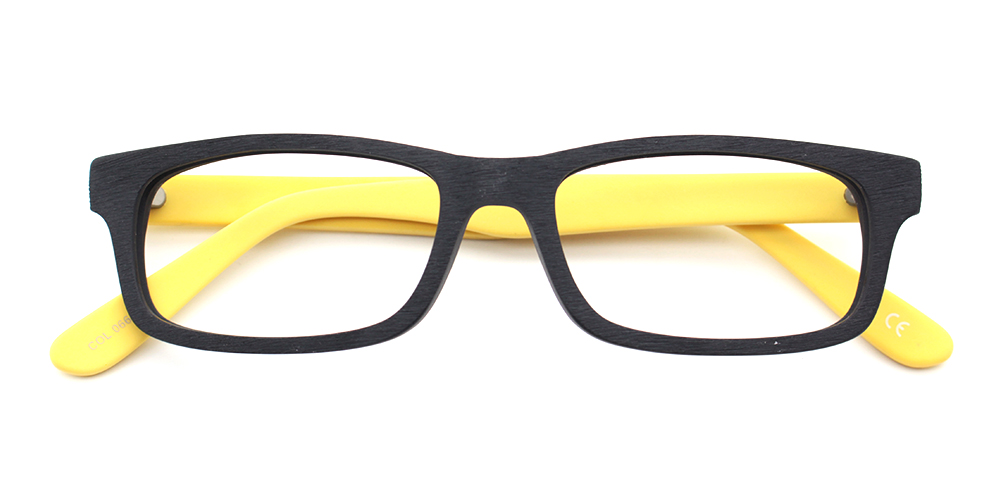 Maria Yellow Prescription Glasses Front