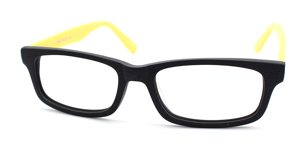 Maria Yellow Prescription Glasses Side