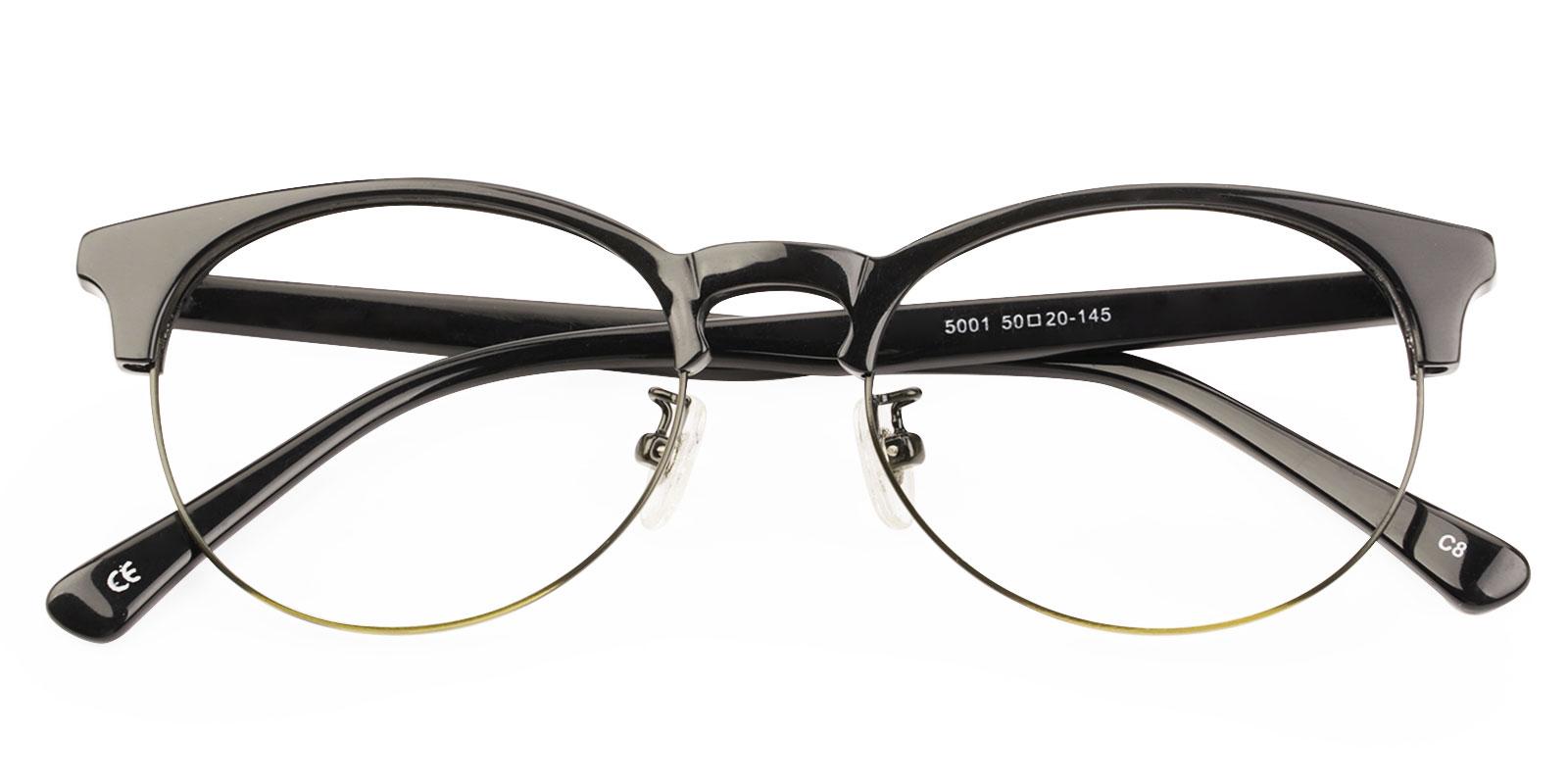 Allison Black Prescription Glasses Front