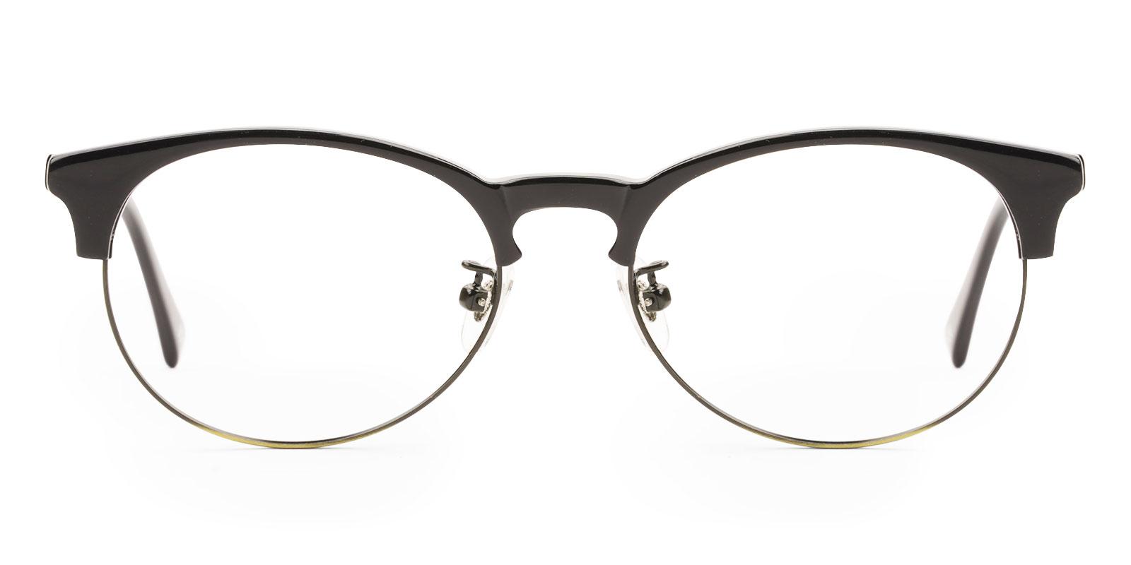 Allison Black Prescription Glasses Face
