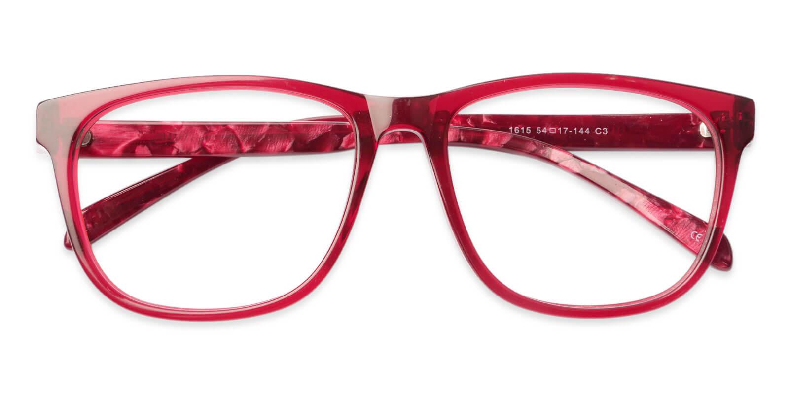 Nora Red Prescription Glasses Front