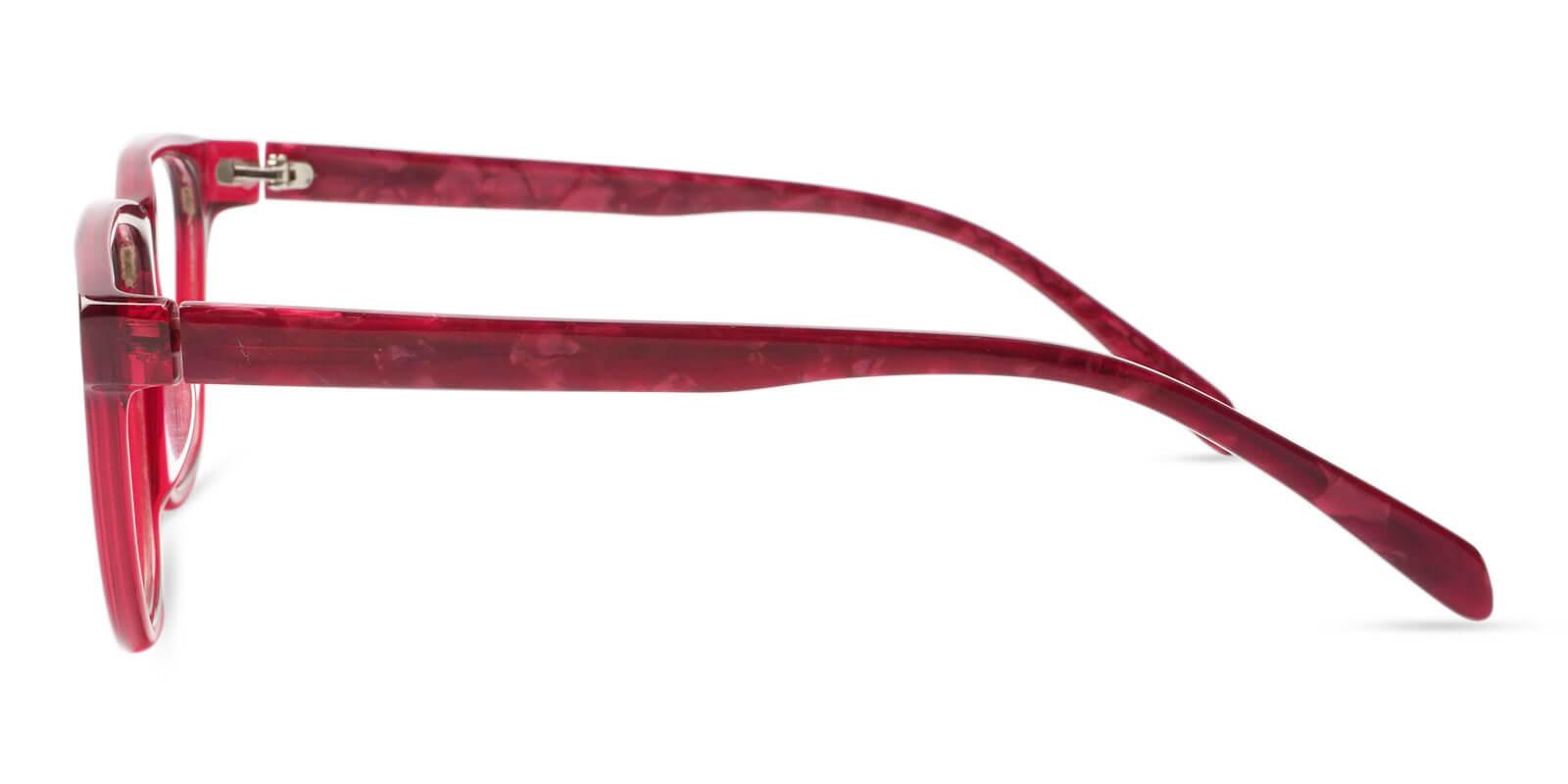 Nora Red Prescription Glasses Leg