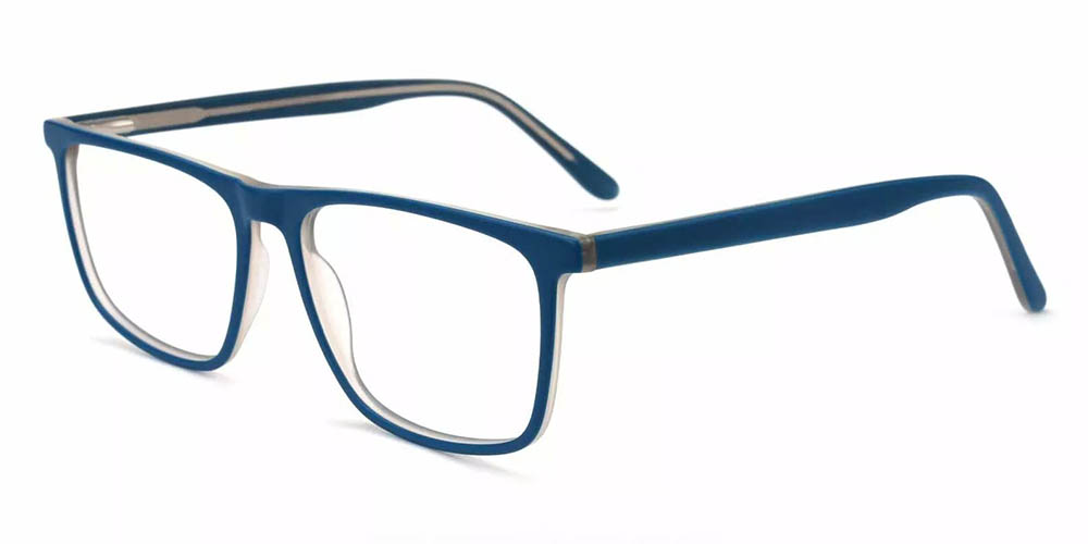 Charleston Blue Prescription Glasses Side