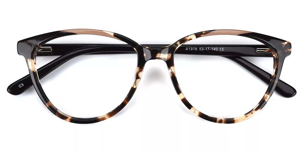 Kenosha Tortoise Prescription Glasses Front