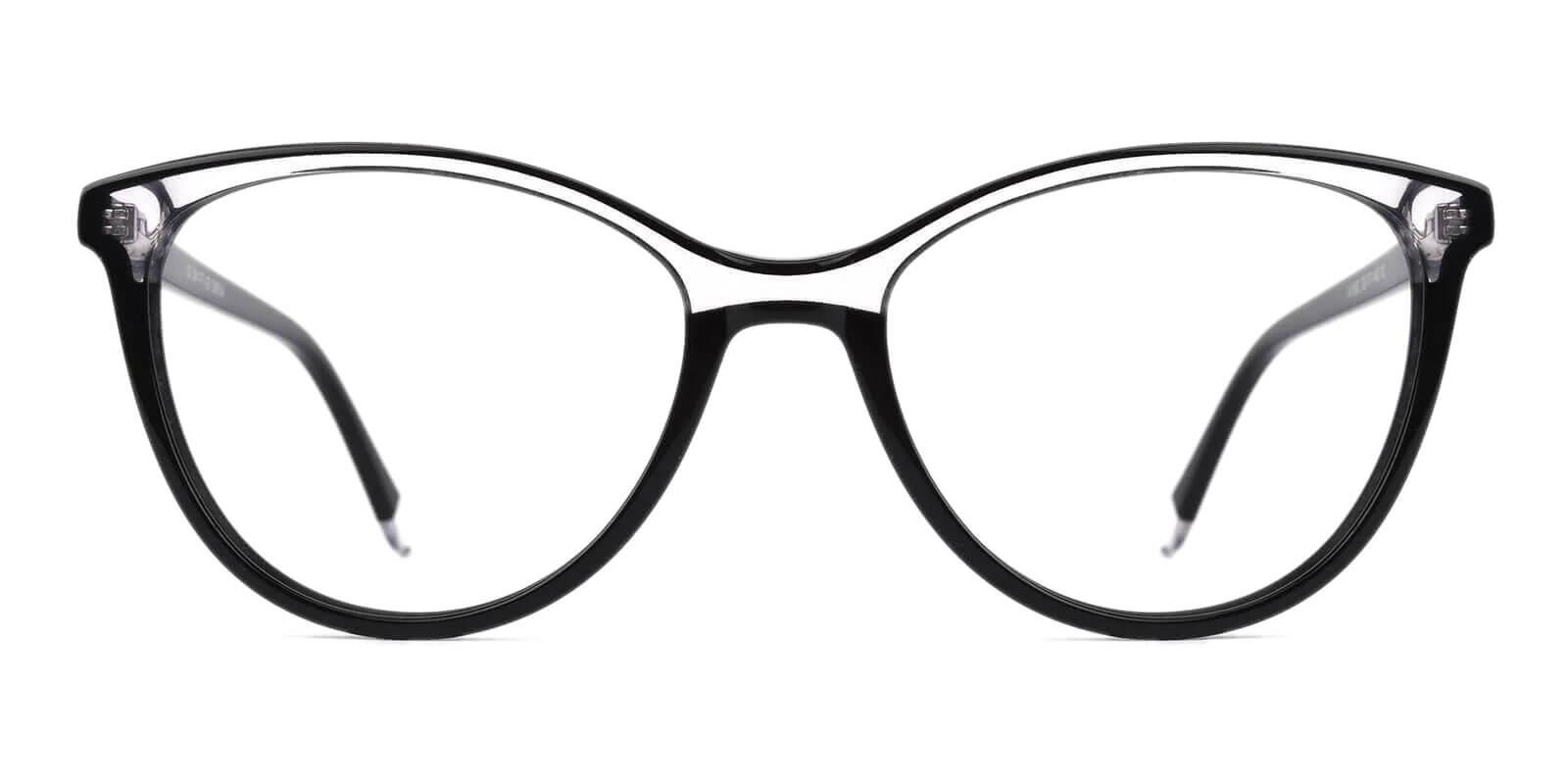 Pacoima Black Prescription Glasses Face