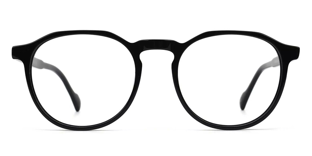 Inglewood Black Prescription Glasses Face