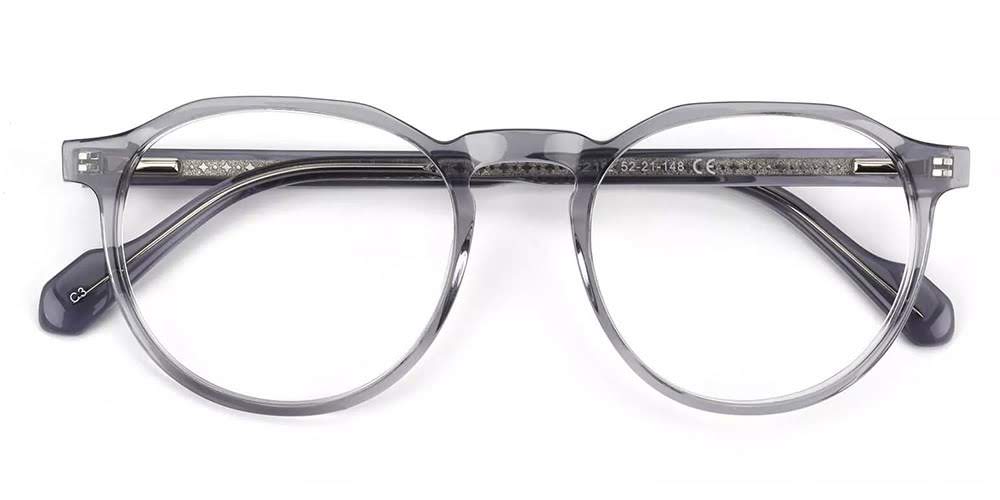 Inglewood Gray Prescription Glasses Front