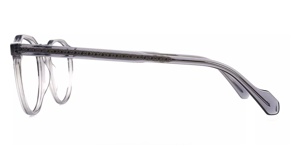 Inglewood Gray Prescription Glasses Leg